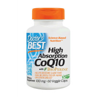 Добавка для здоровья, High Absorption CoQ10 100 mg with BioPerine, Doctor's BEST, 60 капсул