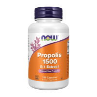 Добавка для здоров'я, Propolis 1500 5:1 extract, NOW, 100 капсул