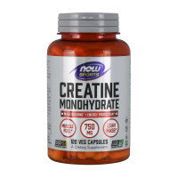 Креатин, Creatine 750 mg, NOW, 120 капсул