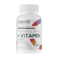 Витамины, Magnez Max + Vitamin, OstroVit, 60 таблеток