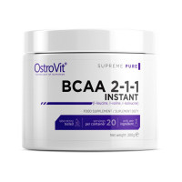 BCAA, BCAA 2-1-1 Instant, OstroVit, 200 г (Без вкуса)