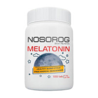 Добавка для здоров'я, Melatonin, NOSOROG, 100 таблеток