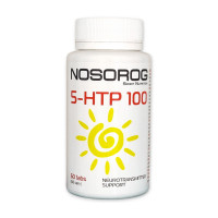 Добавка для здоров'я, 5-HTP 100, NOSOROG, 60 капсул