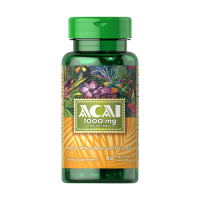 Добавка для здоров'я, Acai 1000 mg, Puritan's Pride, 60 капсул