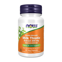 Добавка для здоров'я, Milk Thistle Extract 300 mg, NOW, 50 капсул