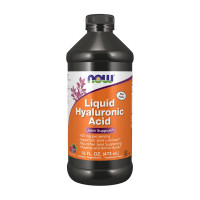 Добавка для здоров'я, Liquid Hyaluronic Acid, NOW, 473 мл (Ягода)