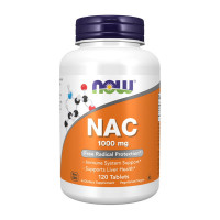 Добавка для здоров'я, NAC 1000 mg, NOW, 120 таблеток