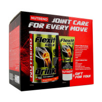 Для суставов и связок, Flexit Gold Drink + Flexit Gold Gel, Nutrend, 400 г + 100 мл (Груша)