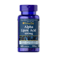Добавка для здоровья, Alpha Lipoic Acid 600 mg, Puritan's Pride, 60 капсул