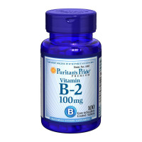 Вітаміни, Vitamin B-2 100 mg, Puritan's Pride, 100 таблеток