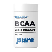 BCAA, BCAA 2:1:1 Instant, Willmax, 400 г (Без вкуса)
