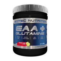 Глютамін, EAA + glutamine, Scitec Nutrition, 300 г (Манго)