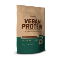 Рослинний протеїн, Vegan Protein, BioTech, 500 г (Кава)