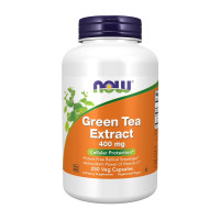 Добавка для здоровья, Green Tea Extract 400 mg, NOW, 250 капсул