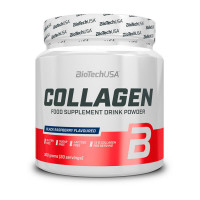 Колаген, Collagen, BioTech, 300 г (Чорна малина)
