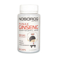 Добавка для здоровья, Panax Ginseng, NOSOROG, 60 капсул