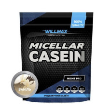 Казеин, Micellar Casein, Willmax, 900 г (Банан)