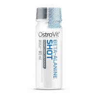 Бета-аланин, Beta-Alanine Shot, OstroVit, 80 мл (Вишня, лимон, лайм)