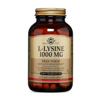 Лизин, L-Lysine 1000 mg, Solgar, 100 таблеток