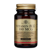 Вітаміни, Vitamin B 12 100 mcg, Solgar, 100 таблеток