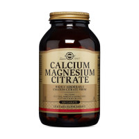 Магний, Calcium Magnesium Citrate, Solgar, 100 таблеток