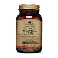 Добавка для здоровья, Advanced Acidophilus Plus, Solgar, 60 капсул