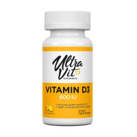 Витамины, Vitamin D3 600 IU, VP Lab, 120 капсул