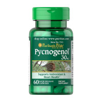 Добавка для здоров'я, Pycnogenol 30 mg, Puritan's Pride, 60 капсул