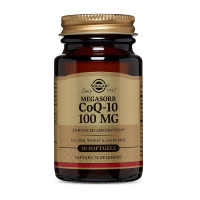 Добавка для здоров'я, CoQ10 100 mg megasorb, Solgar, 30 капсул