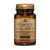 Вітаміни, Vitamin D3 25 mcg (1000 IU), Solgar, 90 таблеток