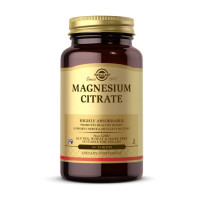 Магний, Magnesium Citrate, Solgar, 60 таблеток