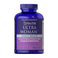 Витамины и минералы, Ultra Woman Daily Multi, Puritan's Pride, 180 таблеток