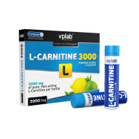 L-карнитин, L-Carnitine 3000, VP Lab, 7 × 25 мл (Цитрус)