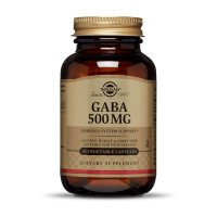 Добавка для здоровья, GABA 500 mg, Solgar, 50 капсул