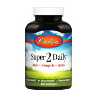 Витамины и минералы, Super 2 Daily, Carlson Labs, 120 капсул