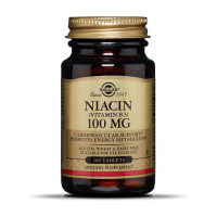 Вітаміни та мінерали, Niacin 100 mg, Solgar, 100 таблеток
