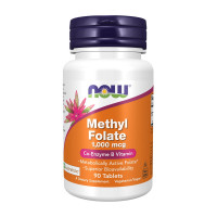 Вітаміни та мінерали, Methyl Folate 1000 mcg, NOW, 90 таблеток