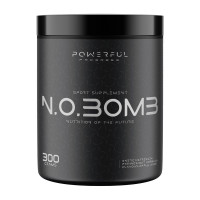 Предтренировочный комплекс, N.O.Bomb, Powerful Progress, 300 г (Клубничный микс)