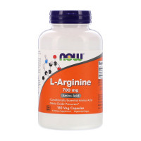 Аргінін, L-Arginine 700 mg, NOW, 180 капсул