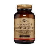 Витамины, Vitamin D3 250 mcg (10,000 IU), Solgar, 120 капсул