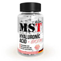 Біотин, Hyaluronic Acid + Biotin, MST, 90 капсул