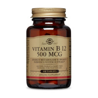 Витамины, Vitamin B 12 500 mcg, Solgar, 100 таблеток