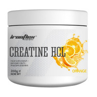 Креатин, Creatine HCL, IronFlex, 200 г (Апельсин)