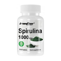 Добавка для здоров'я, Spirulina 1000 mg, IronFlex, 100 таблеток
