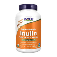 Добавка для здоров'я, Inulin Pure Powder, NOW, 227 г
