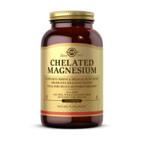 Магній, Chelated Magnesium, Solgar, 250 таблеток