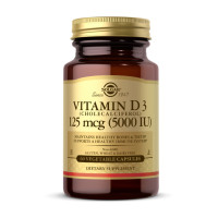 Витамины, Vitamin D3 5000 IU, Solgar, 60 капсул