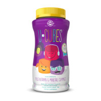 Вітаміни, U-Cubes Children's Multi-Vitamin & Mineral, Solgar, 120 жувальних цукерок