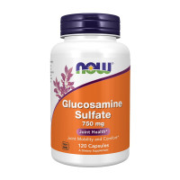 Для суставов и связок, Glucosamine Sulfate 750 mg, NOW, 120 капсул