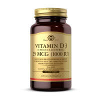Вітаміни, Vitamin D3 25 mcg (1000 IU), Solgar, 250 капсул